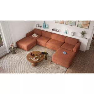 Modulární pohovka GRACIA – velký samostatný modul – barva terakota od City Sofa small 9