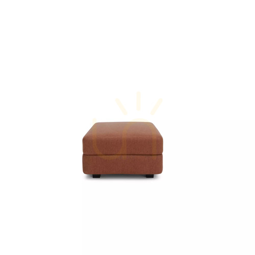 Kontrola Modulární pohovka GRACIA – modul s podnožkou – barva terakota od City Sofa