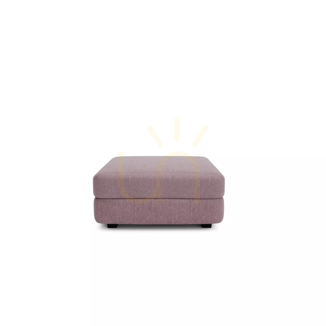 Canapea modulară GRACIA – Modul otoman mare – Culoare roz pal de la City Sofa