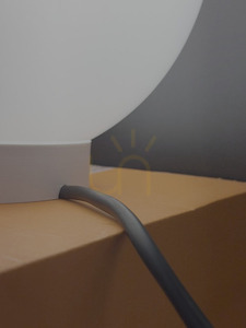 Moderní dekorativní zahradní koule LUNA BALL 30 cm – LED E27, PREMIUM, odolná proti UV small 9