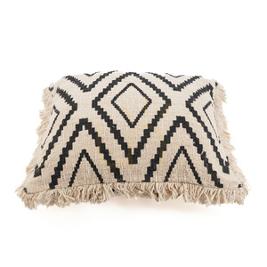 Povlak na polštář BAZAR BIZAR Sahara Diamond 50x50 cm bavlna přírodní černá small 10