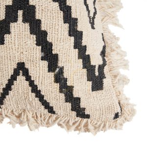 Povlak na polštář BAZAR BIZAR Sahara Diamond 50x50 cm bavlna přírodní černá small 3