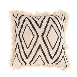 Povlak na polštář BAZAR BIZAR Sahara Diamond 50x50 cm bavlna přírodní černá small 5
