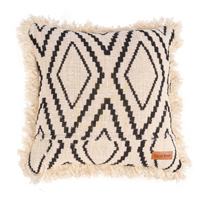 Povlak na polštář BAZAR BIZAR Sahara Diamond 50x50 cm bavlna přírodní černá small 8