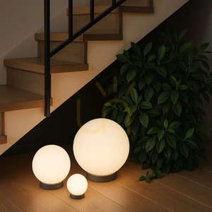 Dekorativní svítící zahradní lampa koule LUNA BALL 50 cm – LED E27, PREMIUM, odolná proti UV small 5