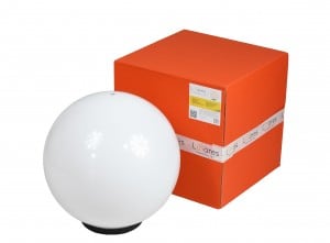 40 cm vysoká zahradní koule – venkovní terasová lampa s prstencem a 3 m kabelem small 0