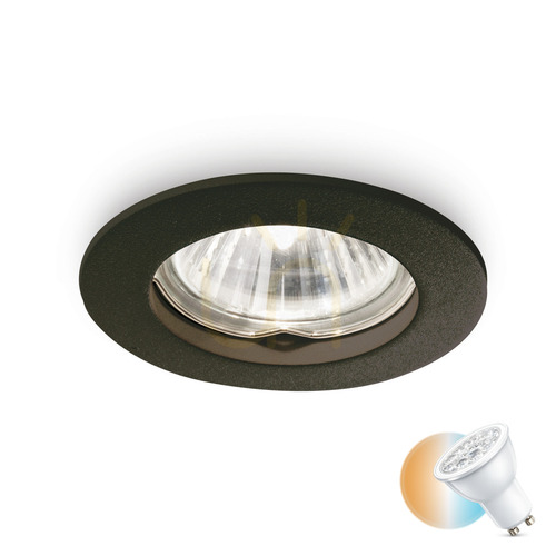 Kontrola Zapuštěné svítidlo Ideallux JAZZ černé GU10 1x50W 243818