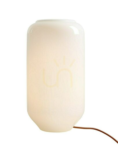 Kontrola Stolní lampa Aldex Flask Terra M z opálového skla 8500B24_M se žárovkou