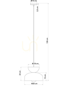 Závěsné svítidlo Sigma MOSAIC H 1 šalvějová 41704 small 2