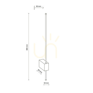 Nástěnné svítidlo Lixa White 12 W LED small 8