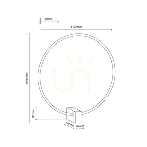Nástěnné svítidlo Vexa White s LED žárovkou o výkonu 18 W small 7