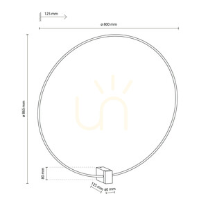 Nástěnné svítidlo Vexa Brown s LED žárovkou o výkonu 30 W small 8
