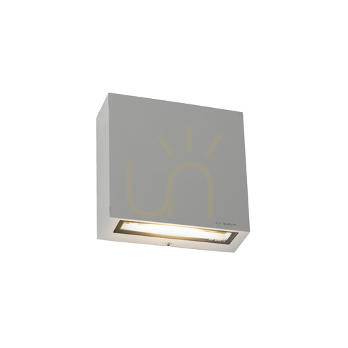Kontrola Venkovní nástěnné svítidlo NORLYS Nora 2486AL hliník RAL 9006, saténové sklo – LED 15 W, 2700K, světlo nahoru a dolů