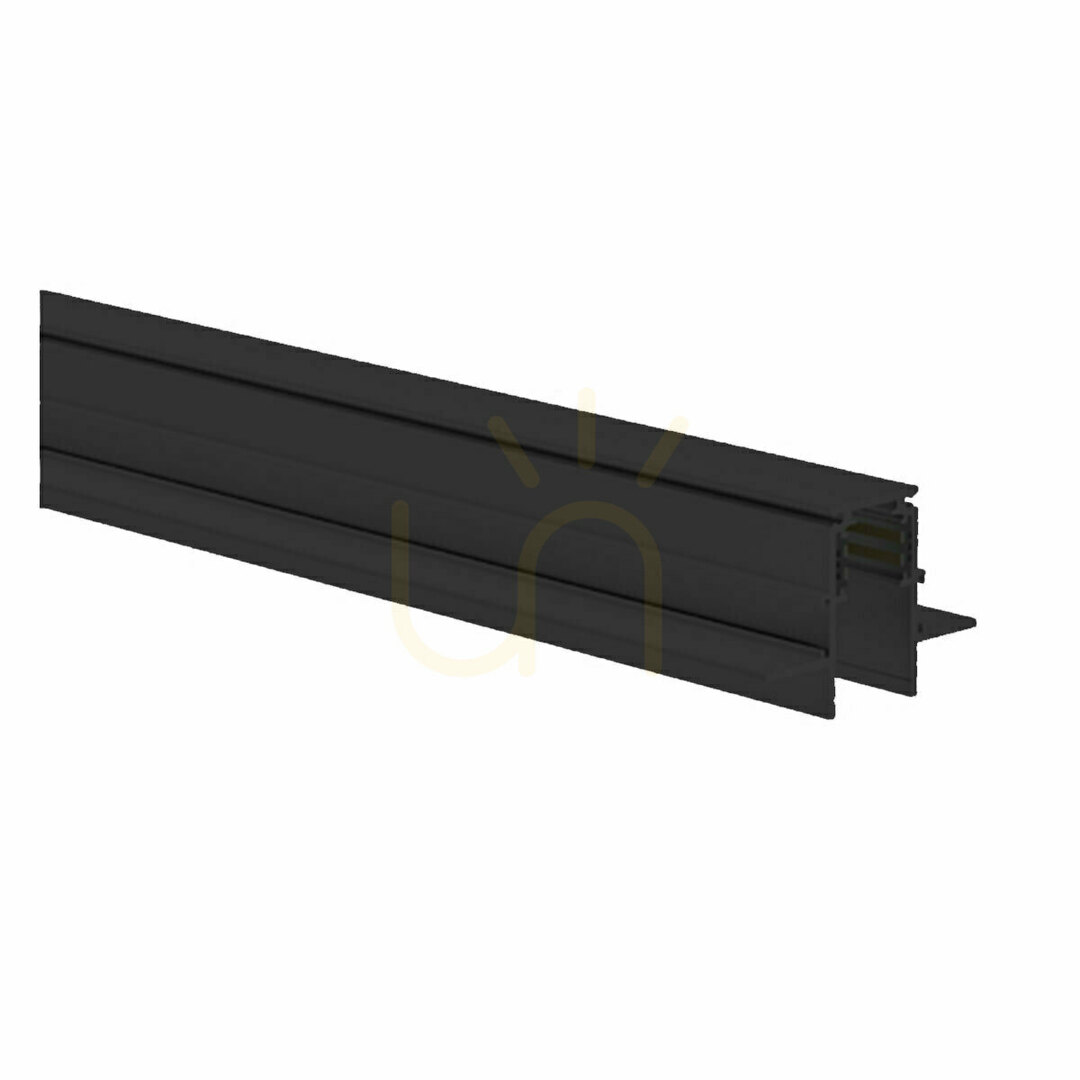 GBIN21 Slim Magnetic Rail, 2 m, Black, Gea Luce