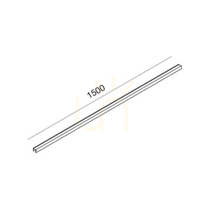 Úzká magnetická lišta GBIN43, 1,5 m, barva Champagne, Gea Luce small 1