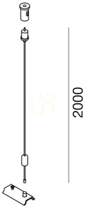 Závěsná sada GBIS05 pro lišty GBIN10 a GBIN11 Gea Luce 1 Závěsná sada GBIS05 pro lišty GBIN10 a GBIN11 Gea Luce small 1