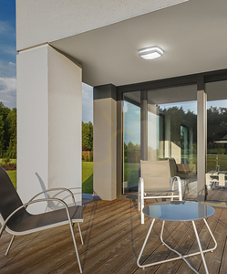 Venkovní stropní svítidlo GES300 Silver Gea Luce, IP54 small 2