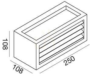 GES313 Bílá venkovní nástěnná svítidla Gea Luce, IP54 small 1