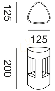 GES493 Sloup veřejného osvětlení Graphite Gea Luce IP54 small 2