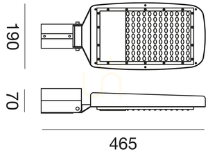 GES581N Šedý LED reflektor Gea Luce IP65 small 1