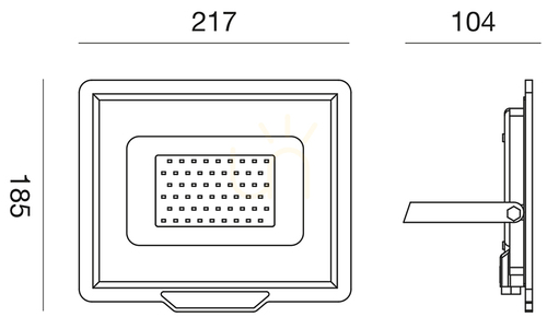 Kontrola Gea Luce GES843C bílý LED reflektor, IP65