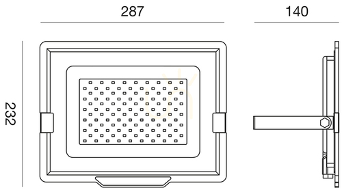Kontrola Gea Luce GES844N bílý LED reflektor, IP65