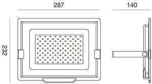 Gea Luce GES844N bílý LED reflektor, IP65 small 1