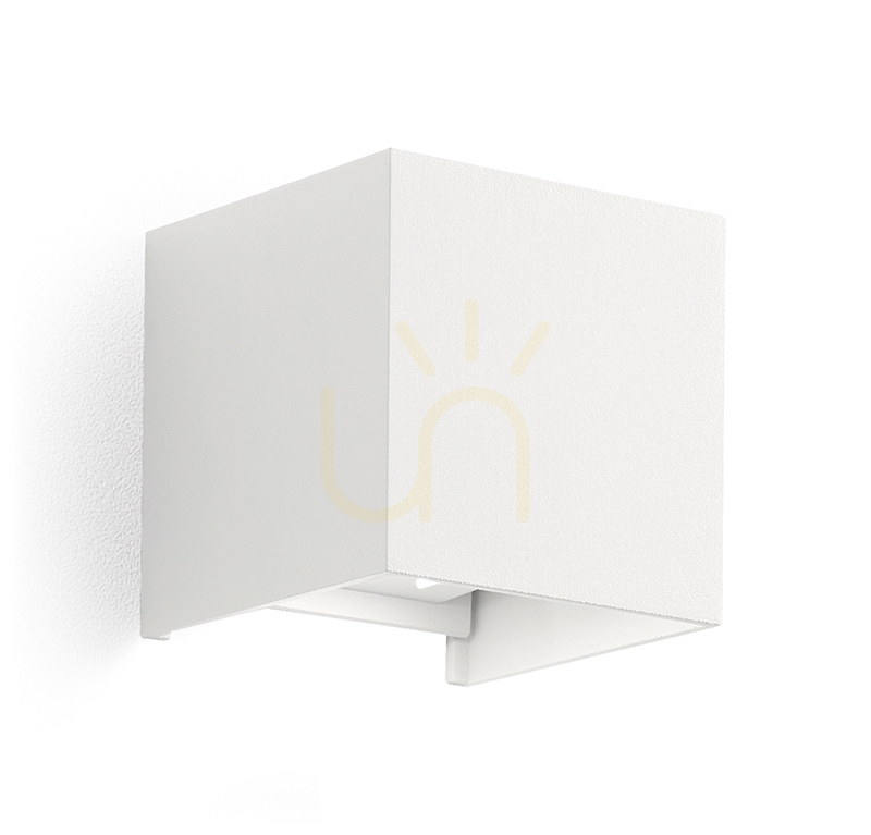 GES860C White Gea Luce Outdoor Wall Sconce, IP54