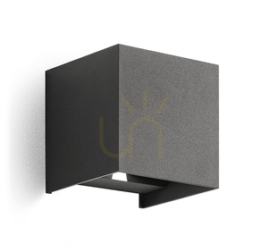 Venkovní nástěnné svítidlo GES861C v grafitovém provedení od Gea Luce, IP54 small 0