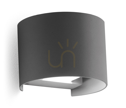 Kontrola GES871N Graphite Gea Luce venkovní nástěnné svítidlo, IP54