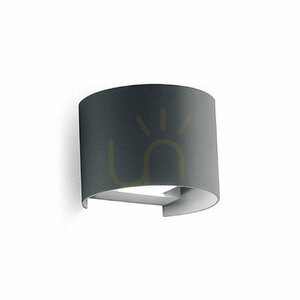 GES876C Venkovní nástěnné svítidlo Graphite Gea Luce, IP65 small 0