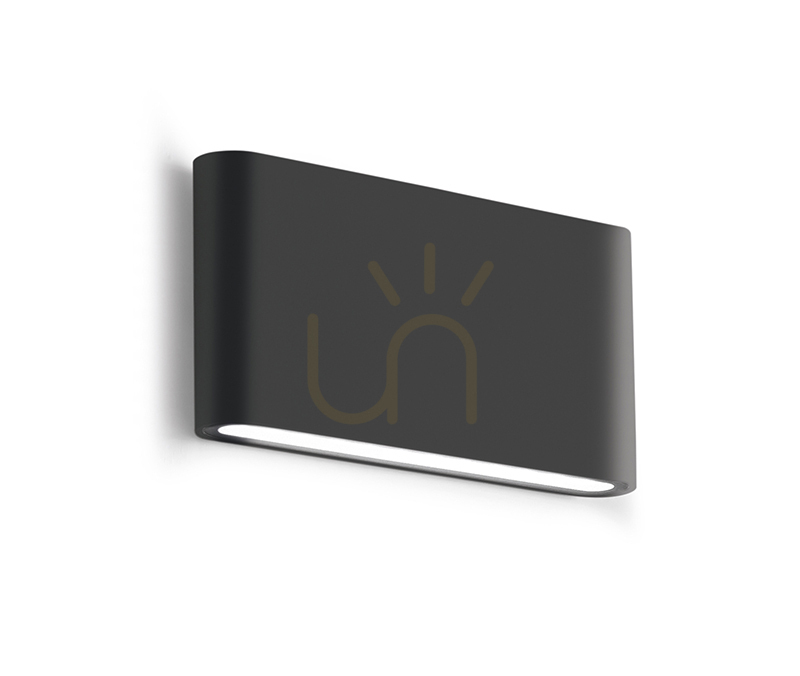 GES881C Graphite Outdoor Wall Sconce by Gea Luce, IP54
