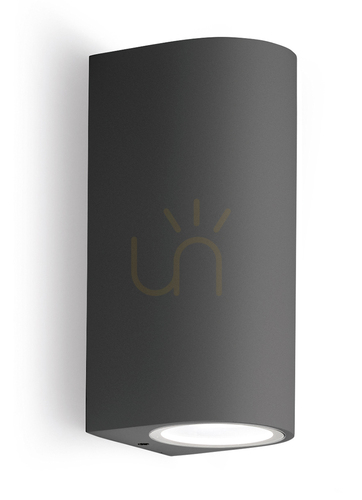 Kontrola GES904 Venkovní nástěnné svítidlo Graphite Gea Luce, IP44