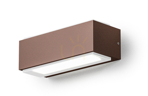 Venkovní nástěnné svítidlo Gea Luce GES962C, rezavé, LED 10 W, IP65 small 0