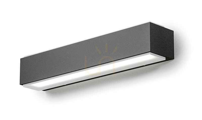 GES963C Graphite Outdoor Wall Sconce by Gea Luce, IP65