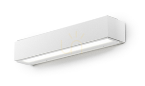 Fasádní nástěnné svítidlo Gea Luce GES964C, LED 2 × 10 W 1236 lm 3000 K, světlo nahoru/dolů, bílé, IP65 small 0