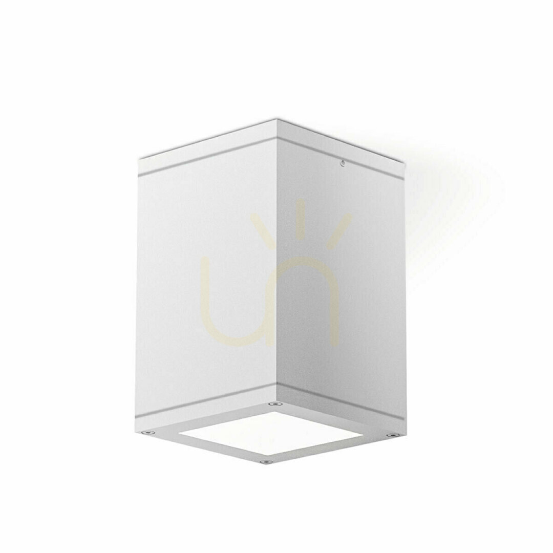 GES1011 White Gea Luce Outdoor Ceiling Light, IP65