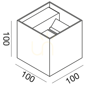 GES1021 Venkovní nástěnné svítidlo Graphite Gea Luce, IP65 small 1