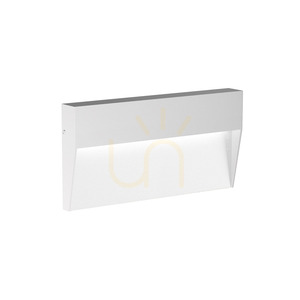 Bílé přisazené schodišťové svítidlo Gea Luce GES1170N LED 6 W 4000 K IP65 small 0