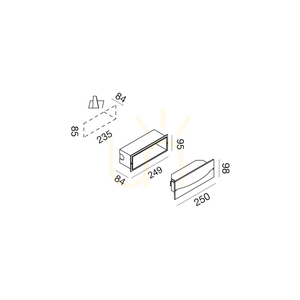 GES2001N Gea Luce IP65 – osvětlení schodiště small 1