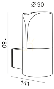 GES2013 Gea Luce IP44 Venkovní nástěnné svítidlo small 1