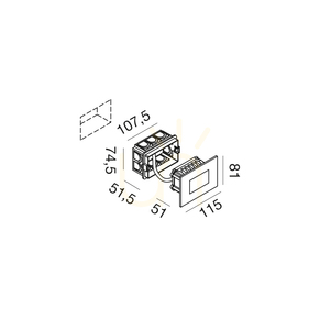 GES2040 Gea Luce IP66 – osvětlení schodiště small 1