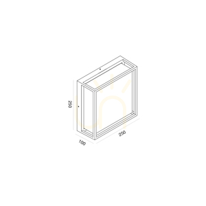GES2090 Bílé venkovní stropní svítidlo Gea Luce, IP65 small 1