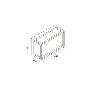 GES2100 Bílé venkovní stropní svítidlo Gea Luce, IP65 small 1