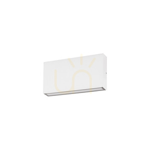 Venkovní nástěnné svítidlo Gea Luce GES2210 nahoru-dolů, 2 × 5 W LED, IP65, matná bílá, 17,5 cm, barva 3000/4000/5000 K small 0