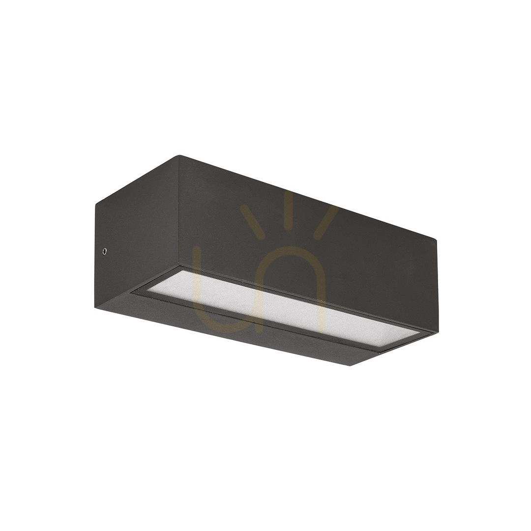 GES2241 Anthracite Gea Luce Outdoor Wall Sconce, IP65