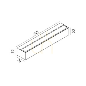 Venkovní nástěnné LED svítidlo Gea Luce GES2248, hnědé, IP65, CCT 3000/4000/5000 K small 1