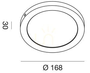 Stropní svítidlo GFA761C v bílé barvě od Gea Luce small 1