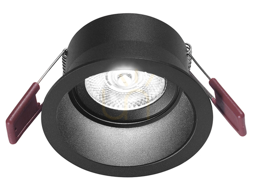 Kontrola Zapuštěné svítidlo GFA1001C, černé, Gea Luce