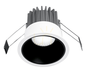 Zápustné LED svítidlo Gea Luce GFA1010C bílé/černé 10 W 3000 K small 0